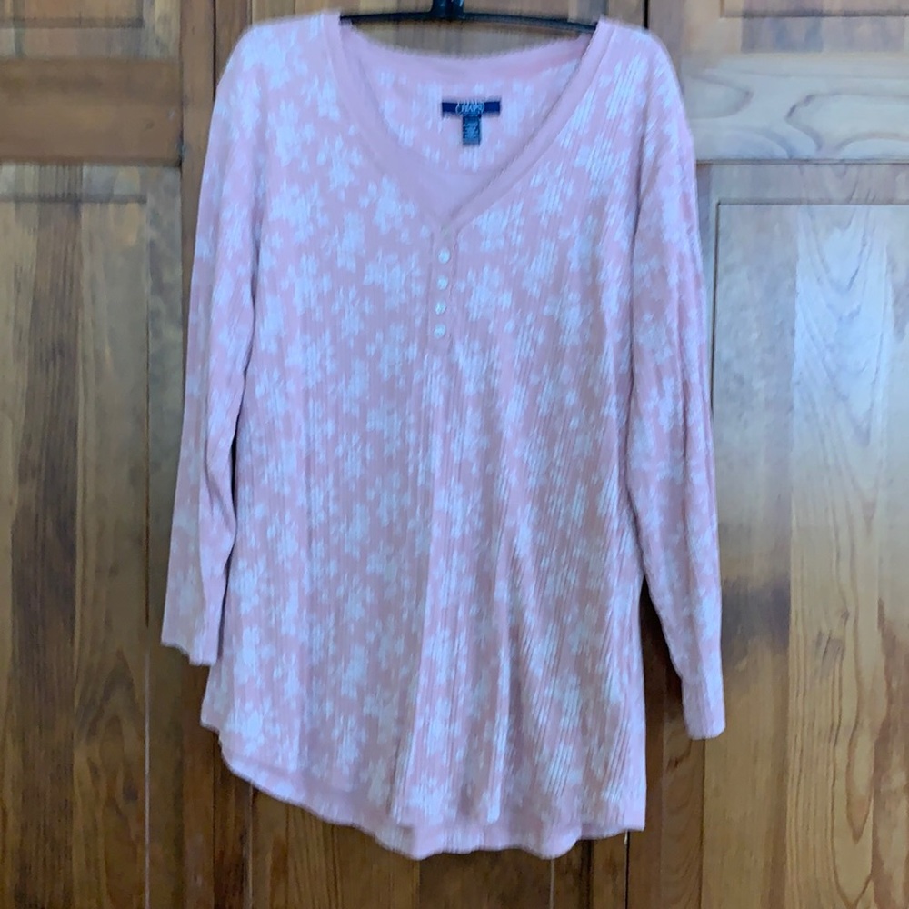 Tunic long sleeve Chaps pink